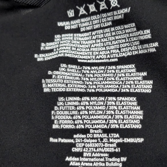 Adidas adizero BS W  swimweares size 20" - Picture 8 of 13